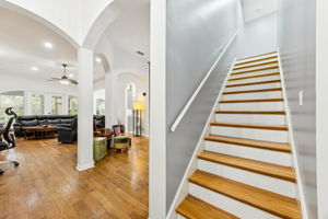 The flexible upstairs space