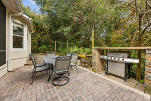The patio off the lanai,
