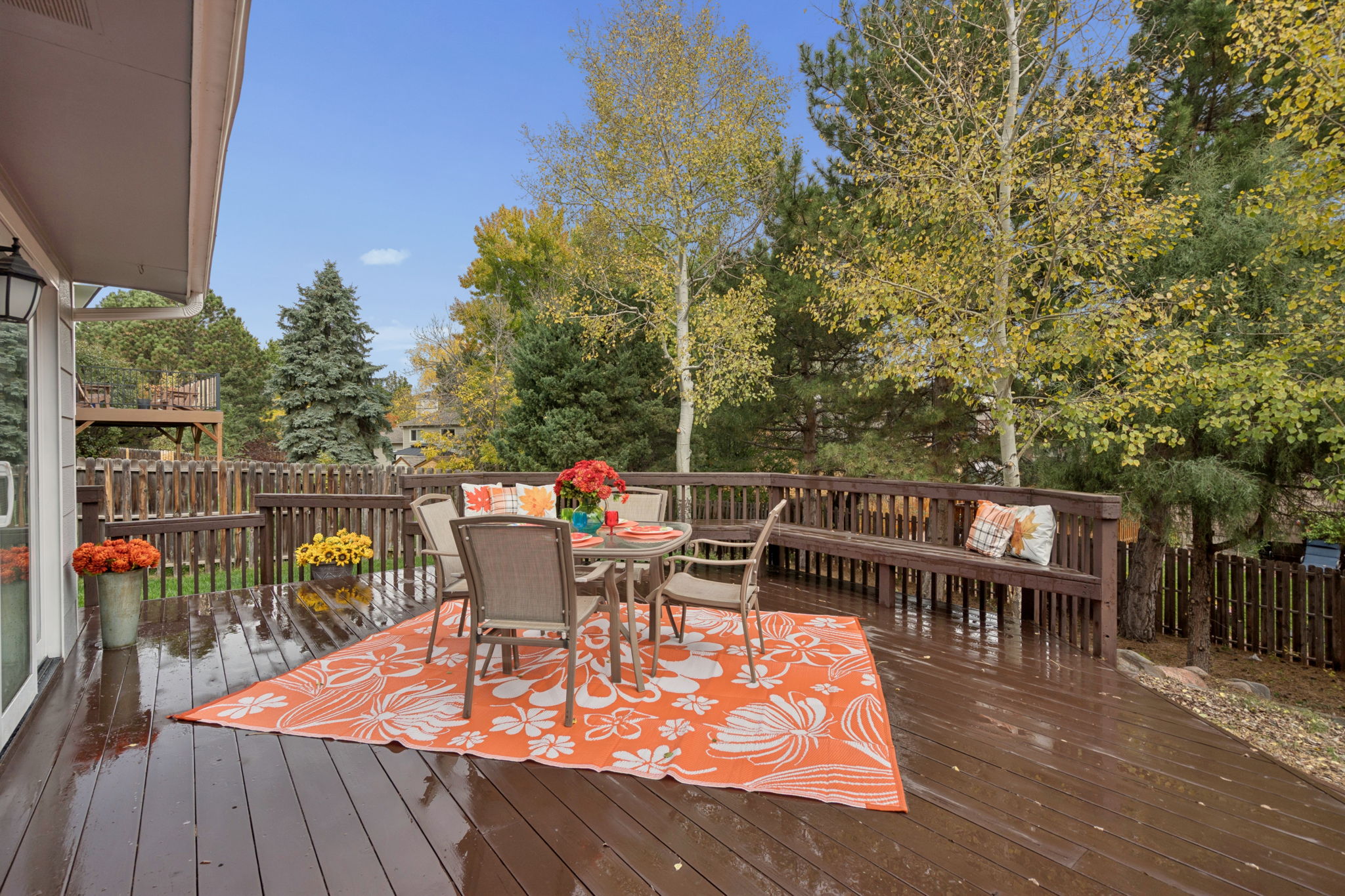 25 x 17' Deck in private backyard
