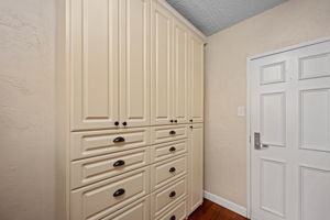 Thoughtful additional storage and pantry