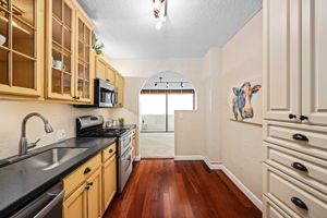 Granite counters, Stainless Steel appliances