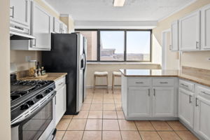 Stainless appliances and granite counters