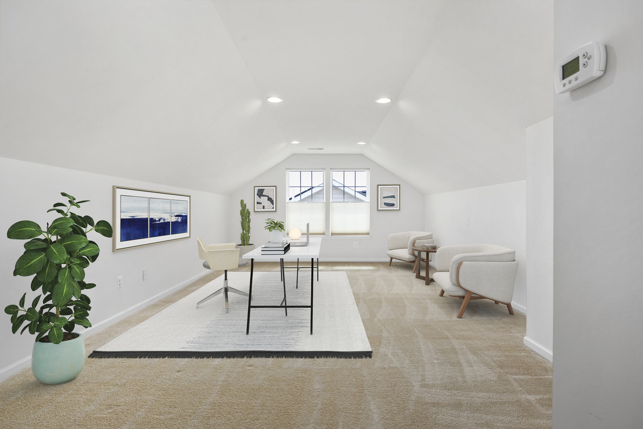 Loft (with virtual staging)