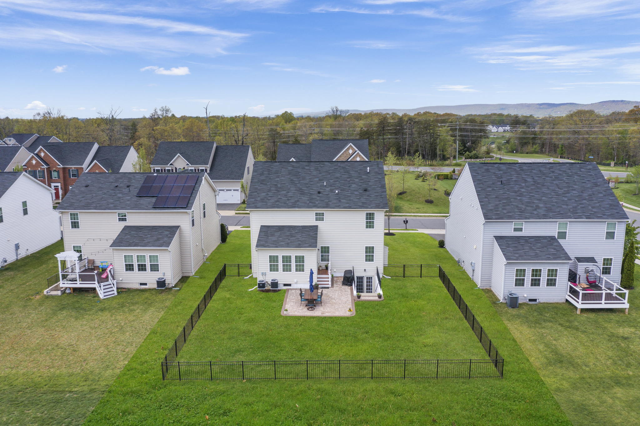 Aerial view of home