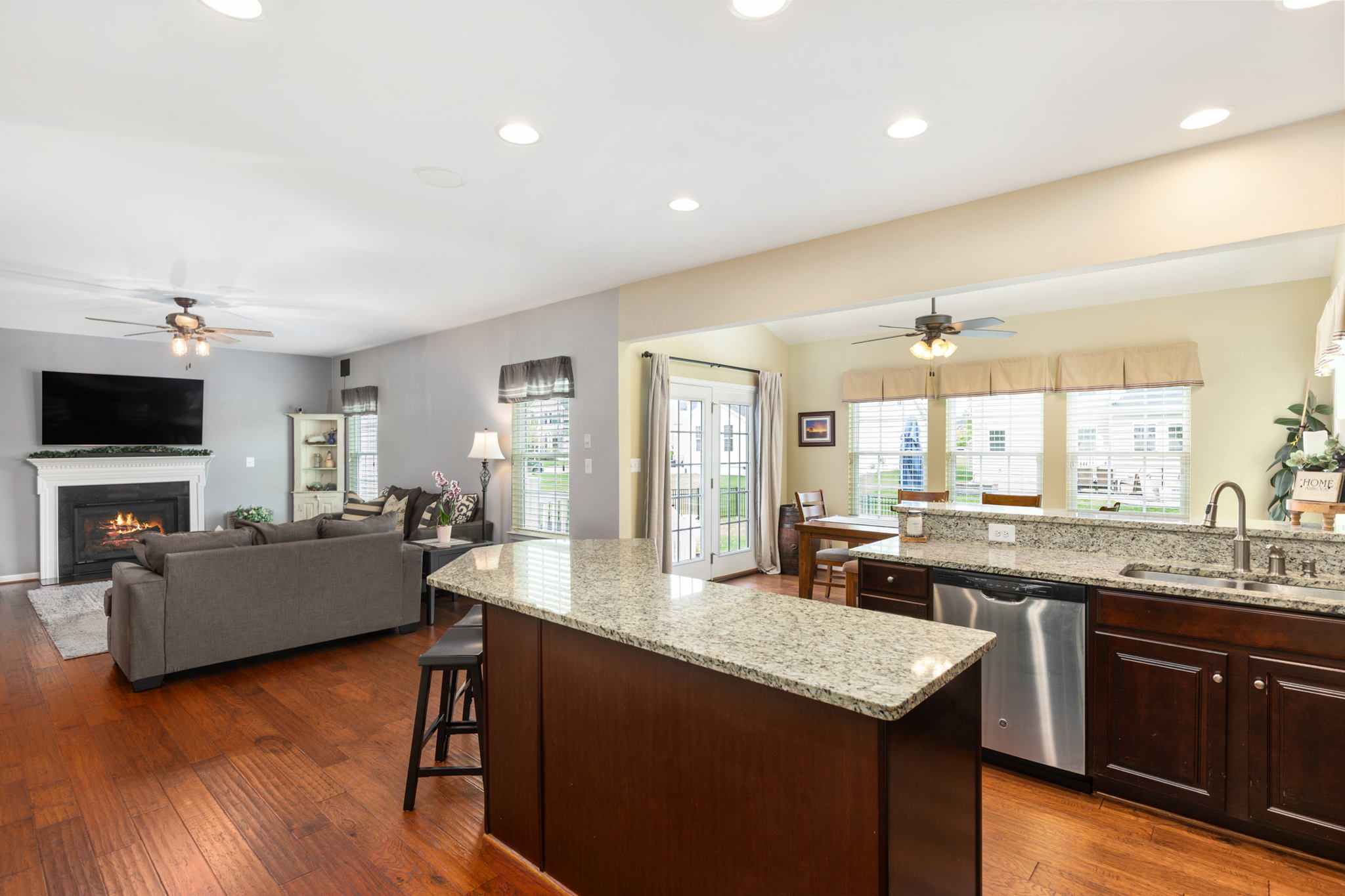 Kitchen + Family Room | Main Level