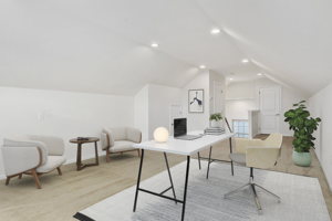 Loft (with virtual staging)