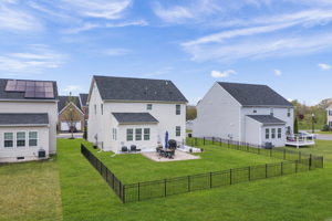 Rear view of home