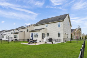 Rear view of home