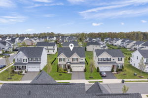 Aerial view of home