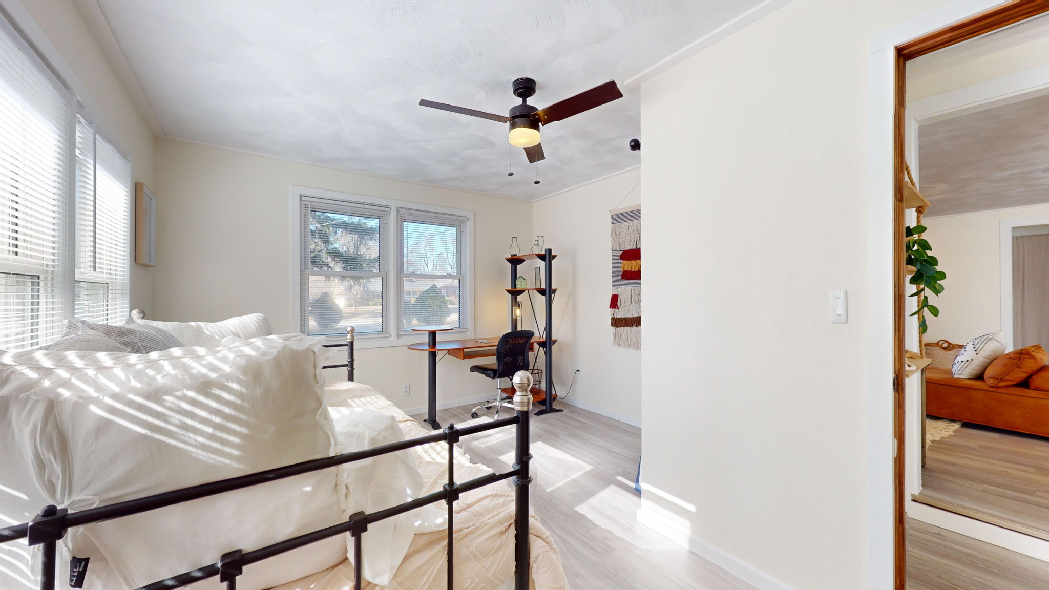 Unit A Bedroom 1 w/ Desk