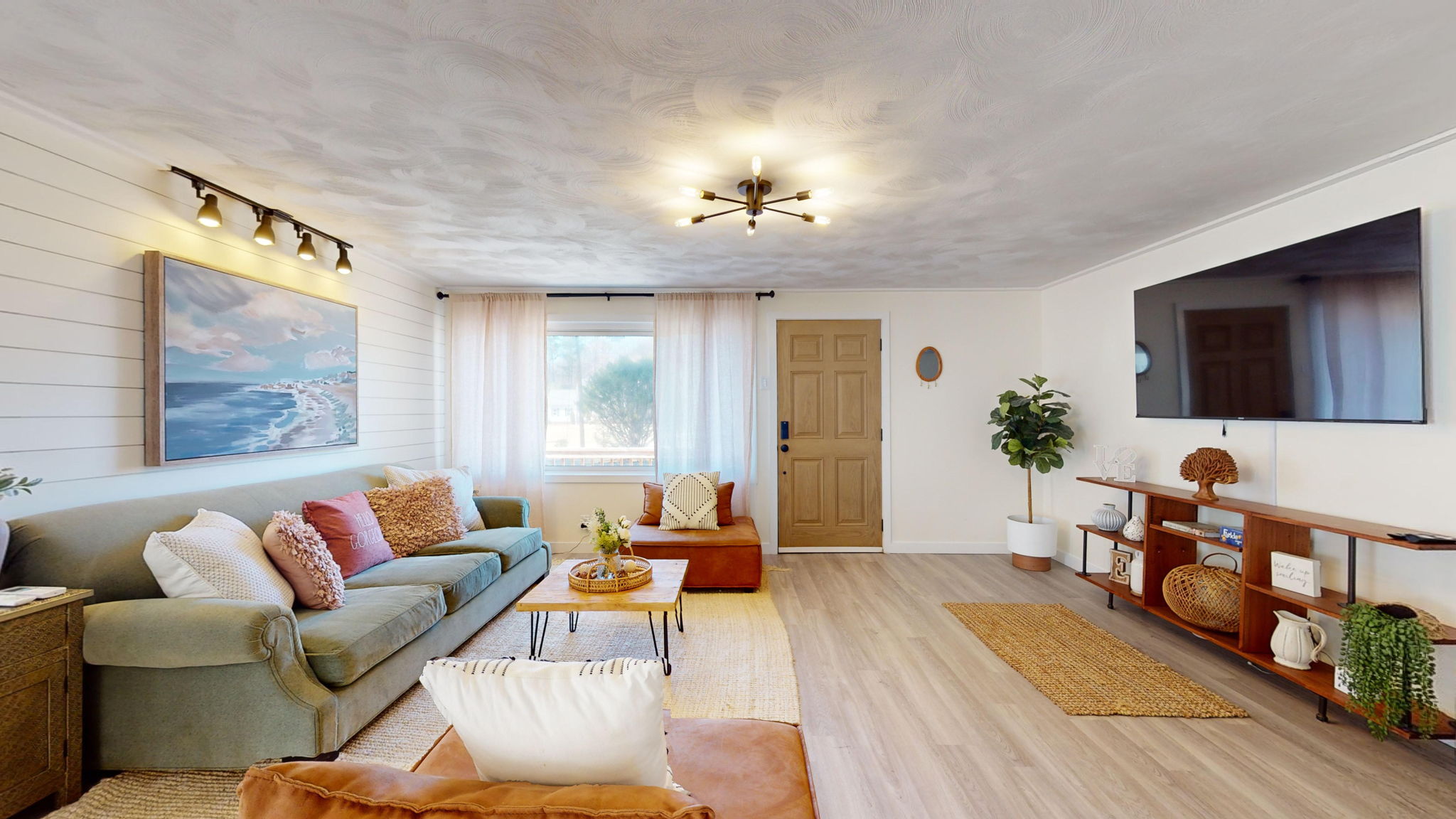 Unit A Furnished Living Room