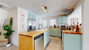 Unit A Kitchen w/ Island