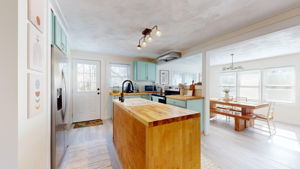 Unit A Kitchen and Dining Room