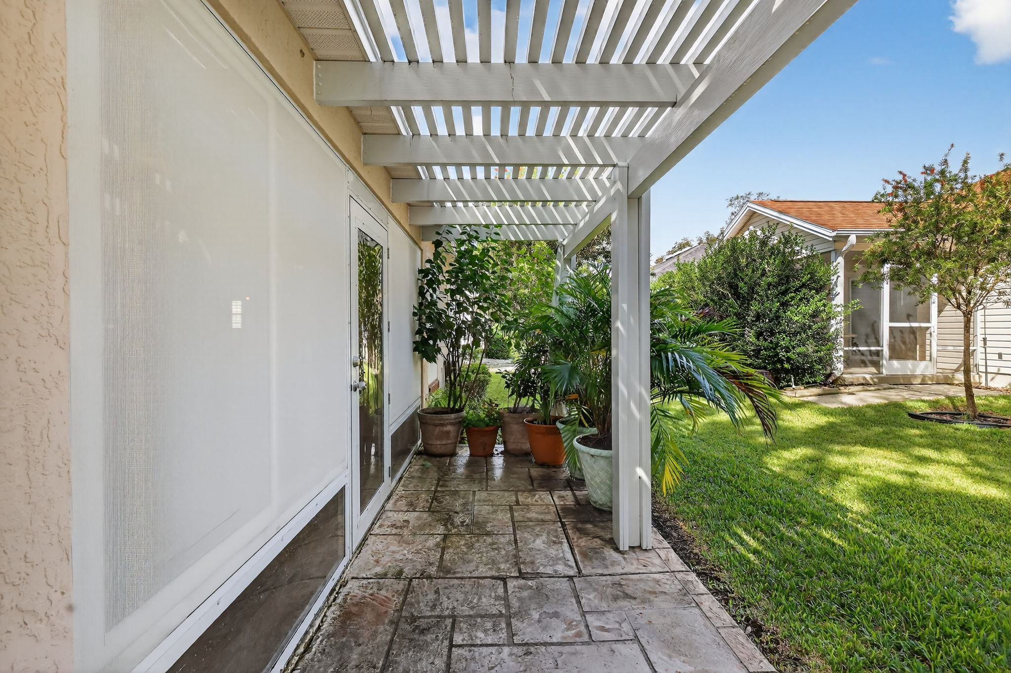 Rear Patio and Pergola