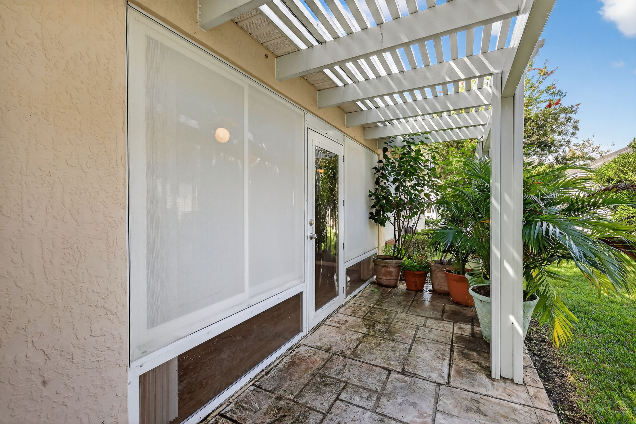 Rear Patio and Pergola