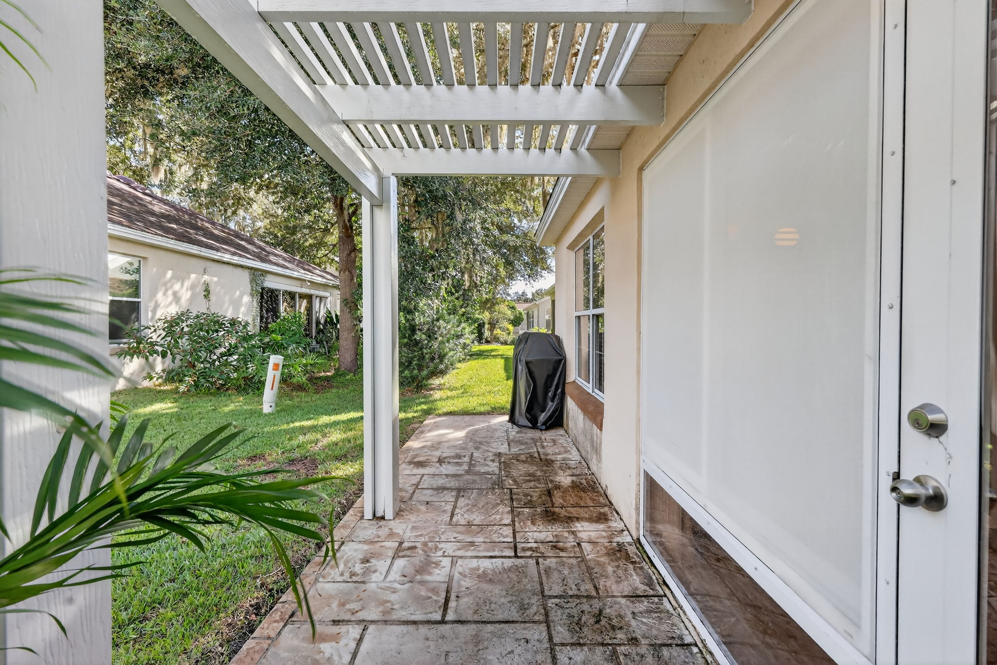 Rear Patio and Pergola