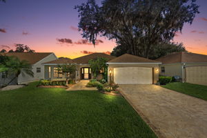 Twilight Front Elevation