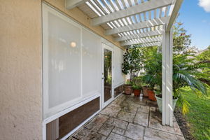 Rear Patio and Pergola
