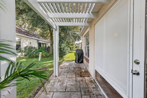 Rear Patio and Pergola