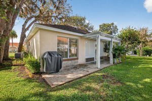Rear Patio and Pergola