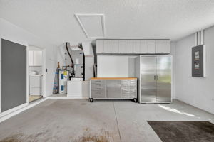 Garage Work Bench and Cabinets
