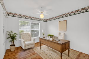 Third Bedroom-Virtually Staged as Office