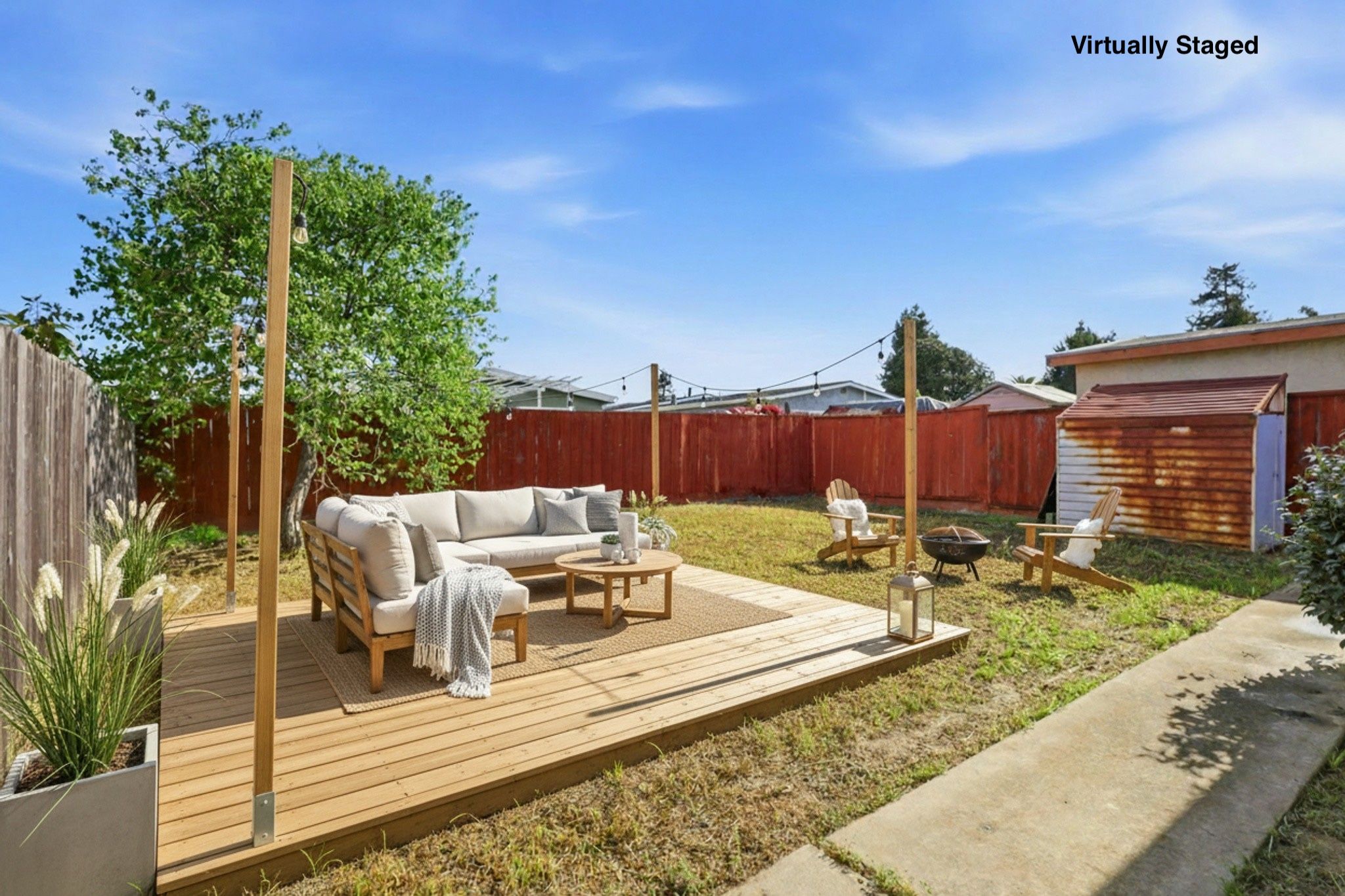 Back Yard - Virtually Staged