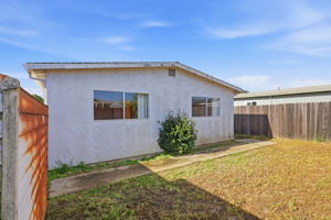 Generously Sized Back Yard