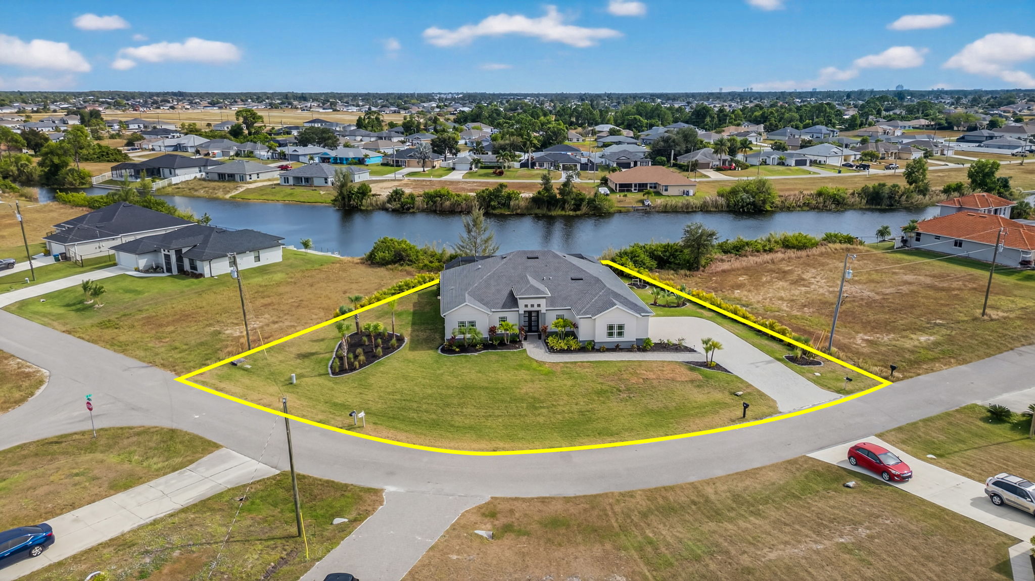 Aerial Front Exterior 2-lines