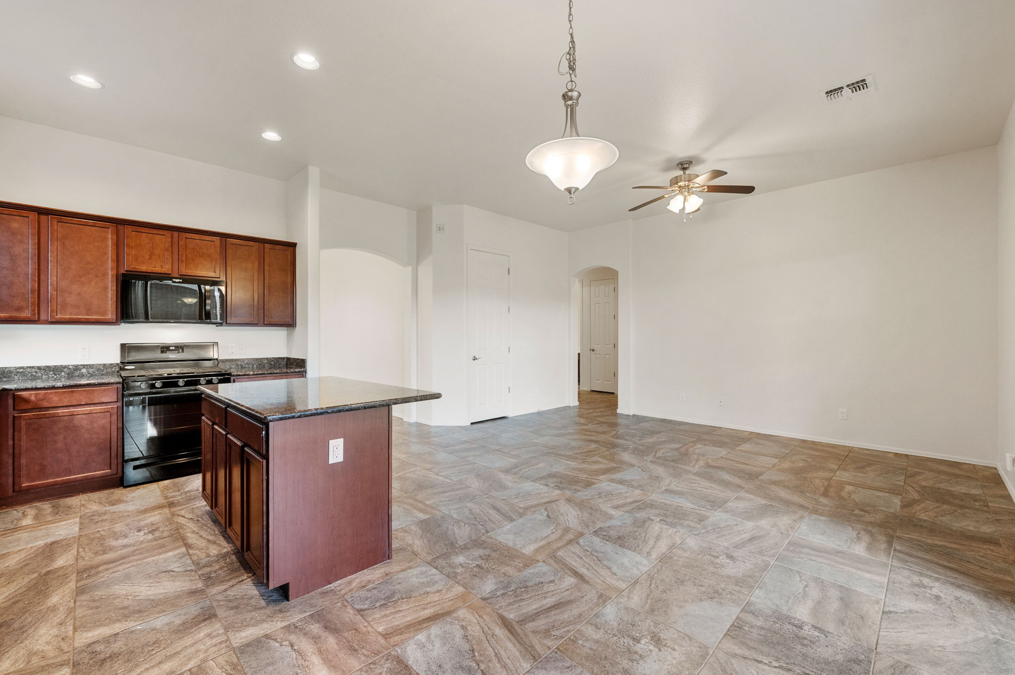 Kitchen and Family Room