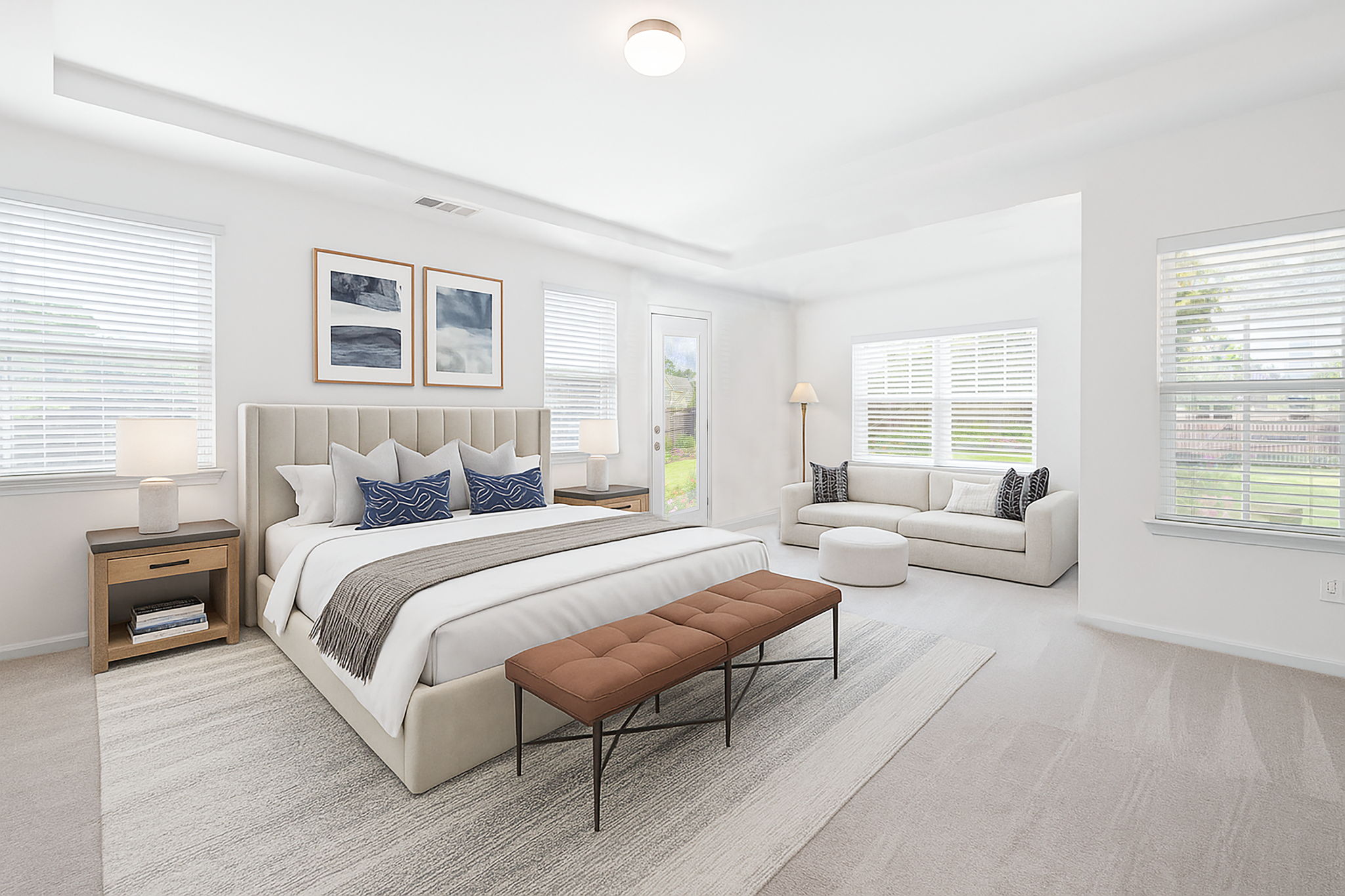 Professional Rendering of HOA Approved primary suite design