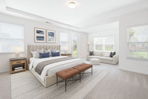 Professional Rendering of HOA Approved primary suite design