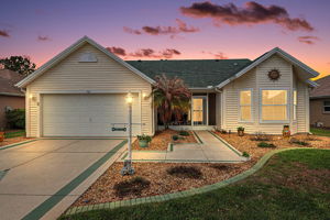 Twilight Front Elevation