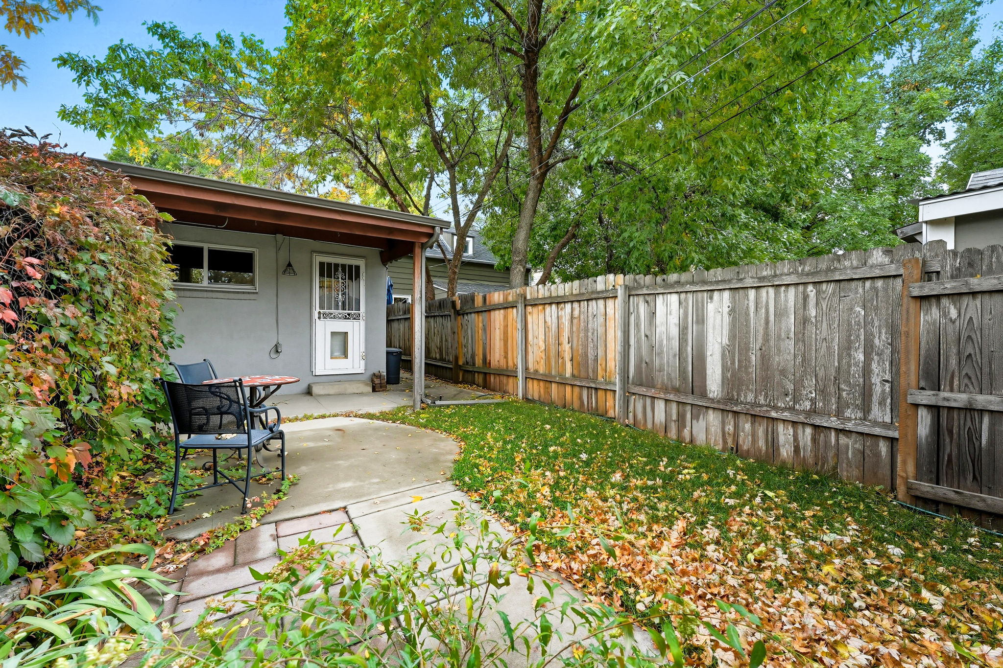 The perfect sized back yard!
