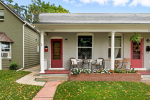 A welcoming front porch awaits - 3 blocks from Tennyson!