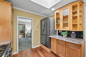 Great cabinet space and prep areas