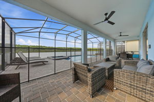 Covered Deck - Patio Paver- New exterior fans