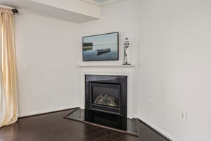 Gas Fireplace with Mantle