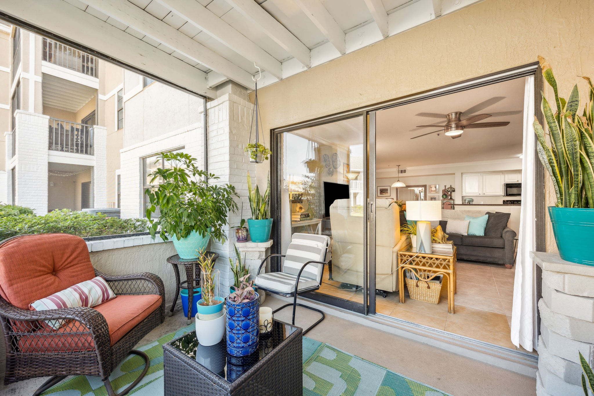 Covered, Screened Patio