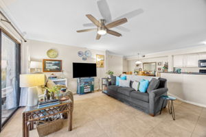 Family Opens to Covered Patio