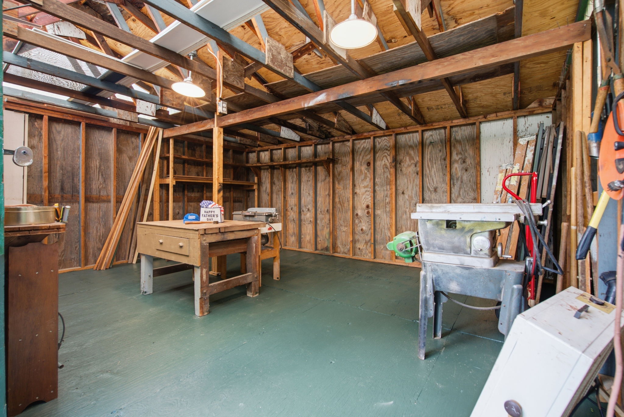 Inside of Shed #1