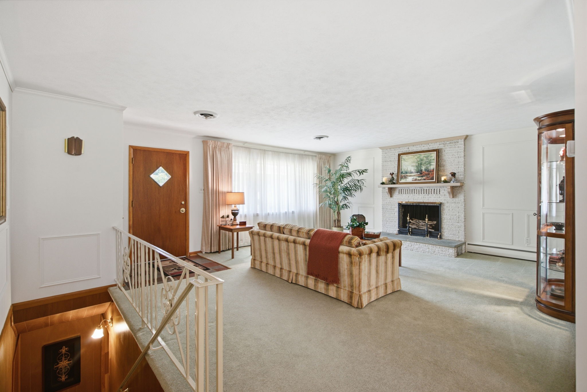 Entryway and Living Room