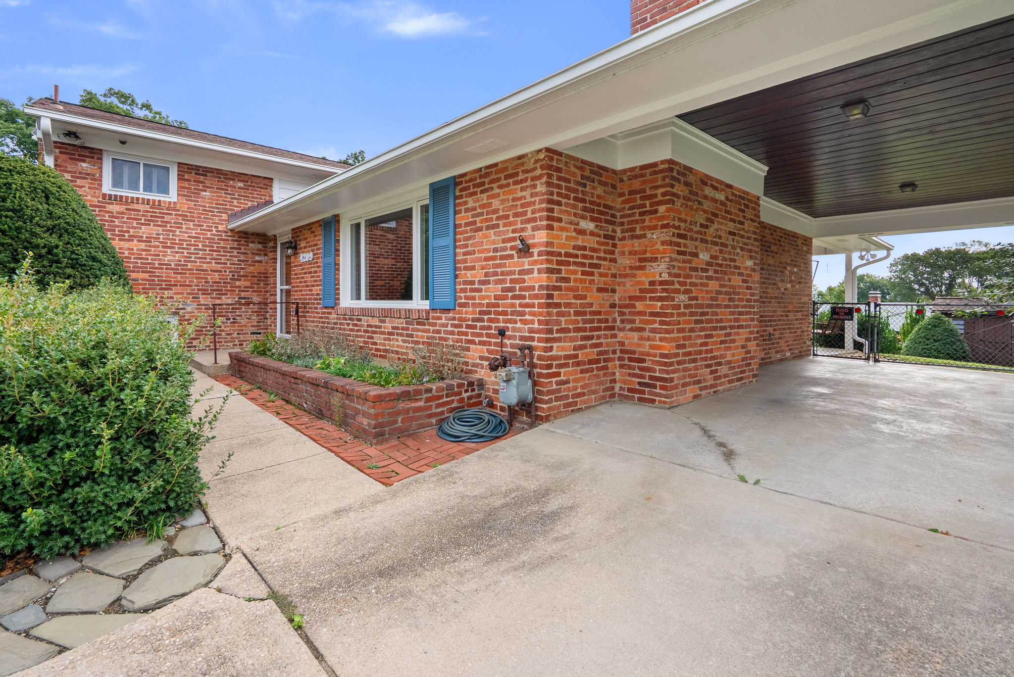 Carport and Entry
