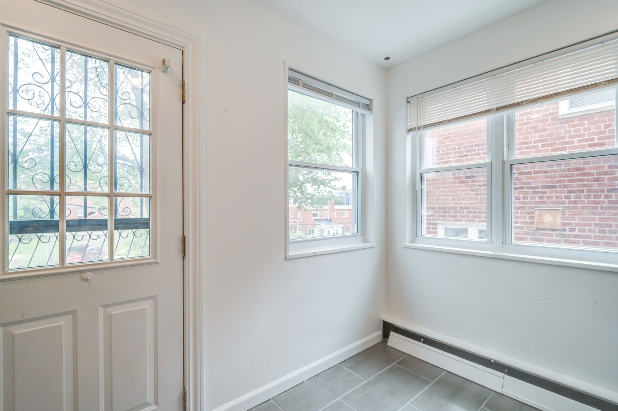 Kitchen door to rear of house