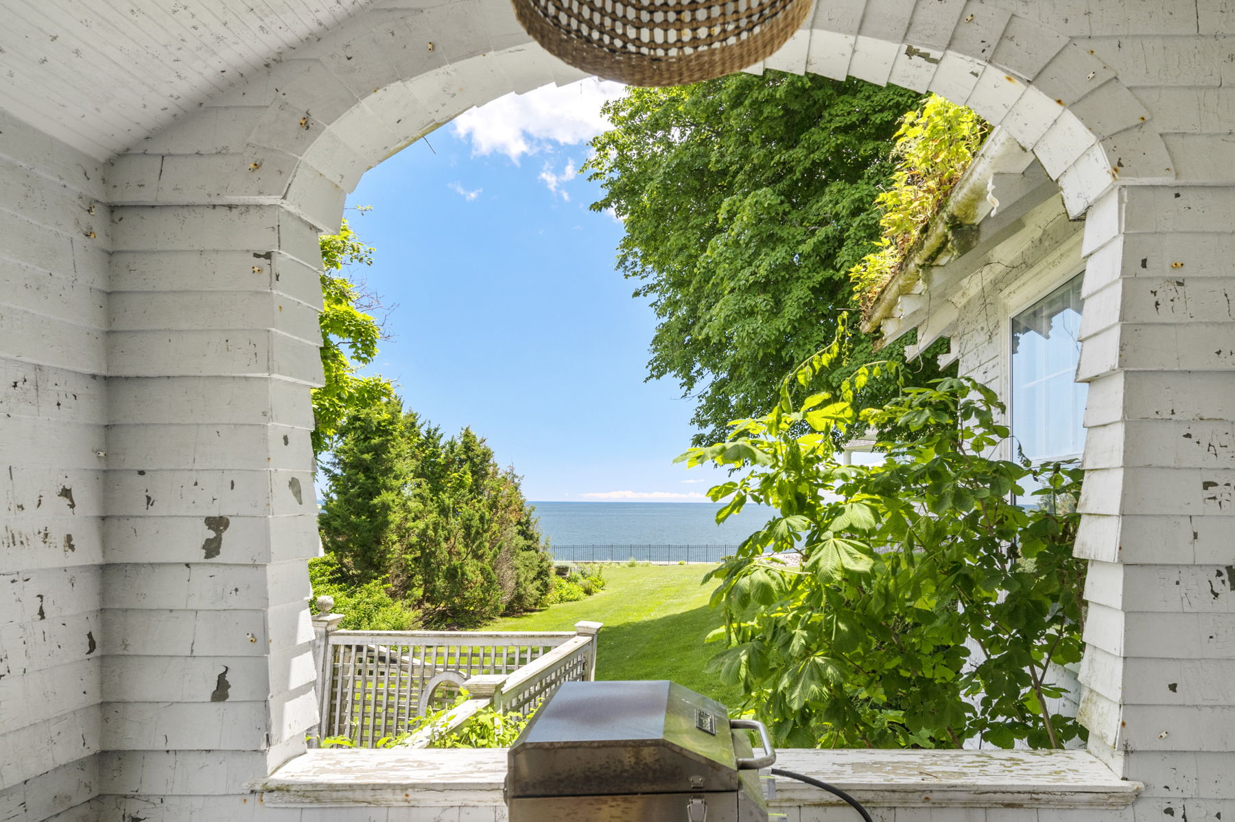 Carriage House view from Covered Deck