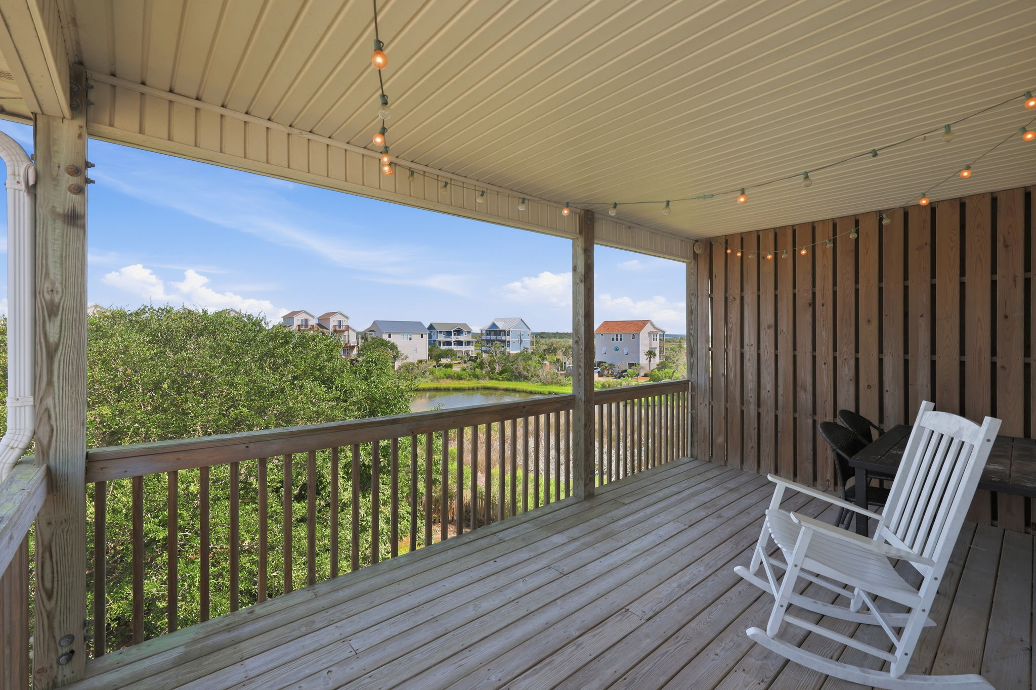 Upstairs Sound Side Deck