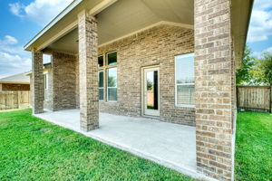 Covered Back Patio