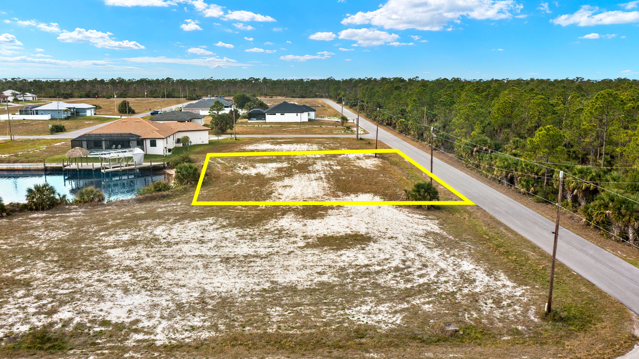 Aerial View 1 -Lot Lines