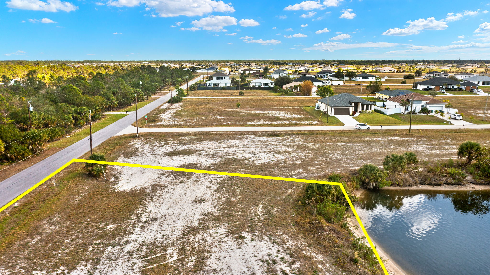 Aerial View 2 -Lot Lines