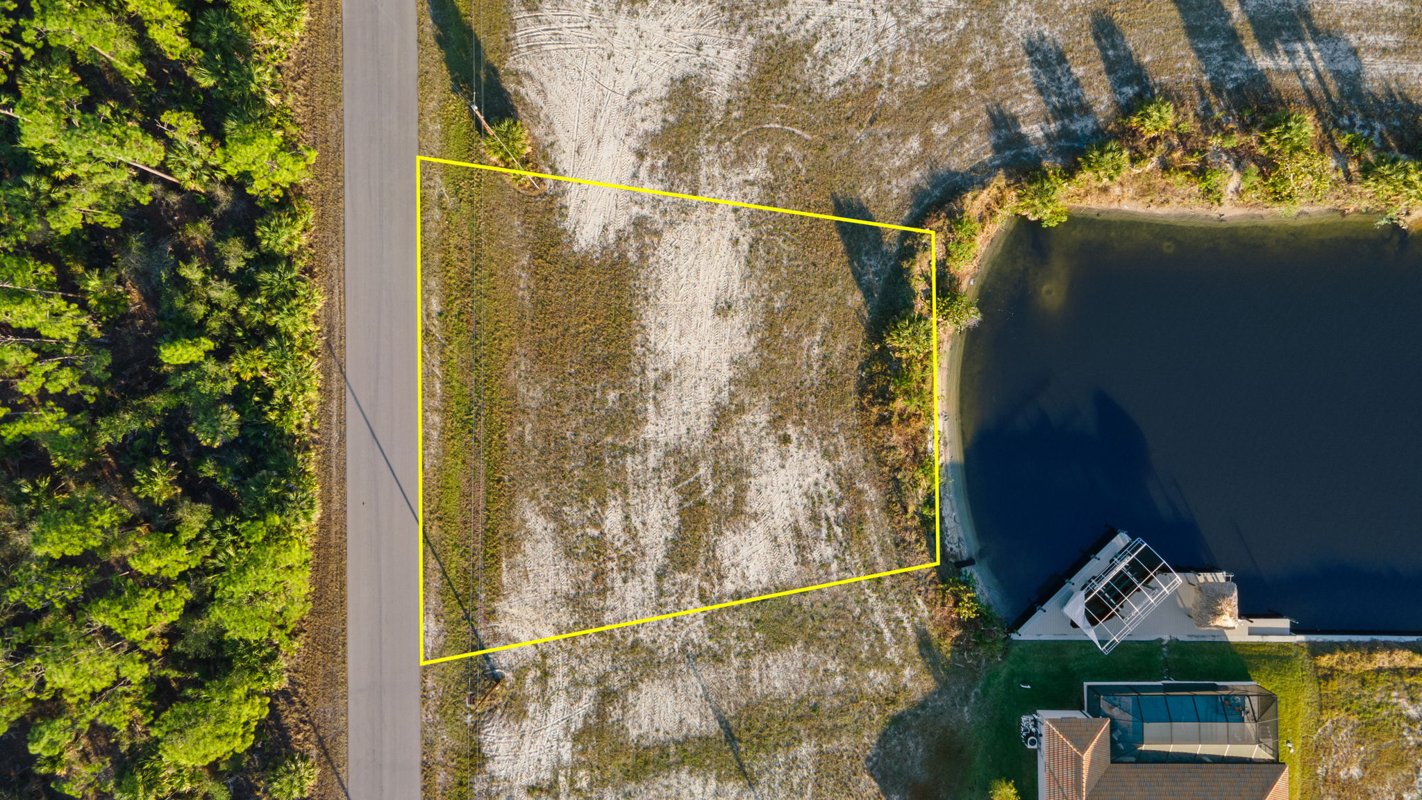 Aerial Overview - lot line